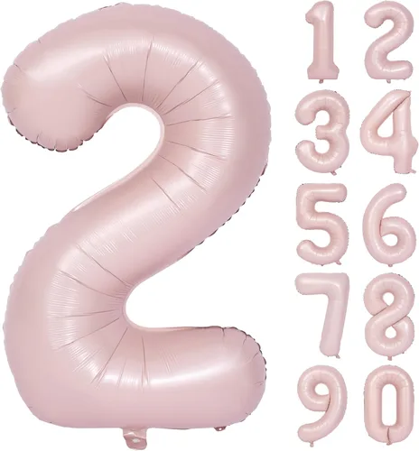 Miniatura 132 de Globos de helio de 40 pulgadas con dígitos dorados para fiesta de cumpleaños., Número 0, 40 pulgadas, número 0 oro 7