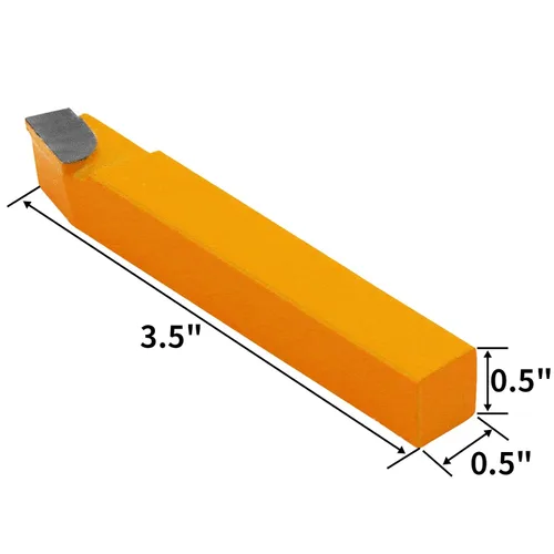 Miniatura 2 de 20 piezas 1/2 "punta de carburo con punta de cortador de broca de corte conjunto para herramientas de torno de metal.