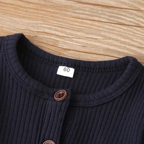 Miniatura 5 de Kuriozud Mameluco de una pieza para recién nacido, unisex, con botones, para bebé y niña