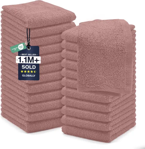 Miniatura 38 de DAN RIVER Paquete de 6 toallas de mano de alta calidad (16 x 28 pulgadas), 100% algodón, ultra suaves, ligeras, altamente absorbentes, para baño