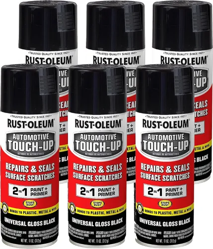 Miniatura 2 de Rust-Oleum 292325 Pintura en aerosol universal de retoque para automóviles, 11 onzas, blanco brillante