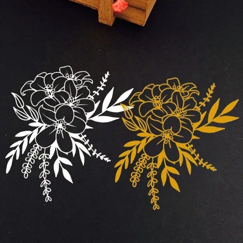 Miniatura 6 de Troqueles de flores para hacer tarjetas, troqueles de metal, plantillas de corte de flores, plantillas de corte de flores, álbum de recortes, álbum