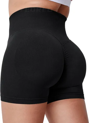 YEOREO Pantalones cortos profesionales de entrenamiento para mujer, 3.6 pulgadas, pantalones cortos sin costuras, cintura alta, contorno, gimnasio,