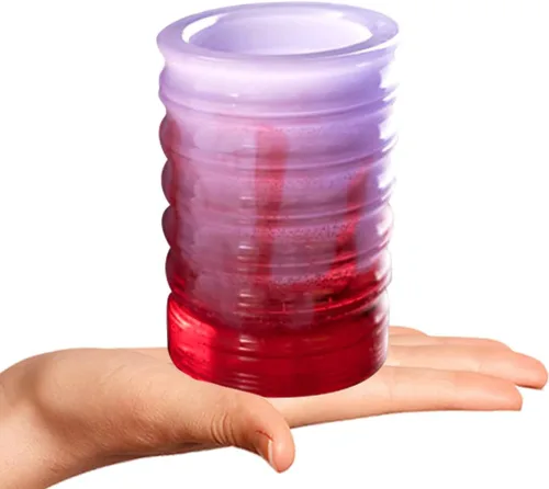 Miniatura 7 de Shotglasses - Molde de silicona epoxi para fundición de resina, hormigón, cemento, yeso DIY, altura de borde 3.7 pulgadas Altura del borde: 3.7