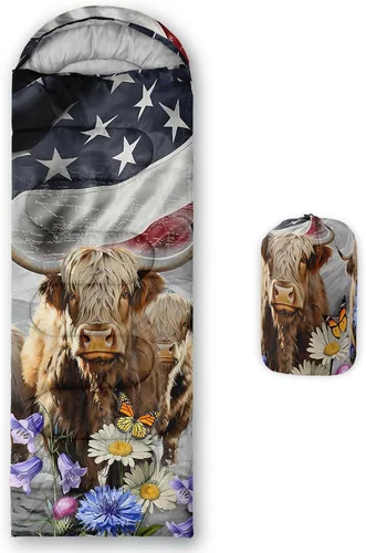 Miniatura 9 de Saco de dormir con estampado lneffble, sacos de dormir, saco de dormir para acampar al aire libre, adecuado para niños, portátil para niños y niñas