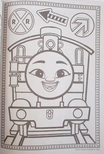 Miniatura 2 de Thomas Libro para colorear y actividades con amigos - 80 páginas