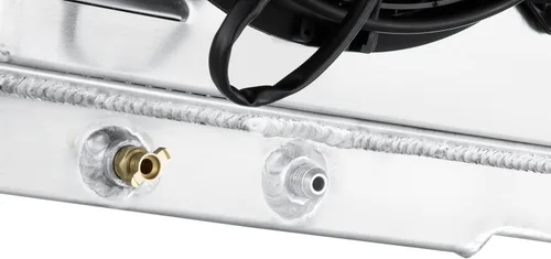 Miniatura 6 de Ventilador de aluminio de la cubierta del radiador de la raza de 4 filas para 1970-1975 Nissan Datsun 240Z 260Z L6