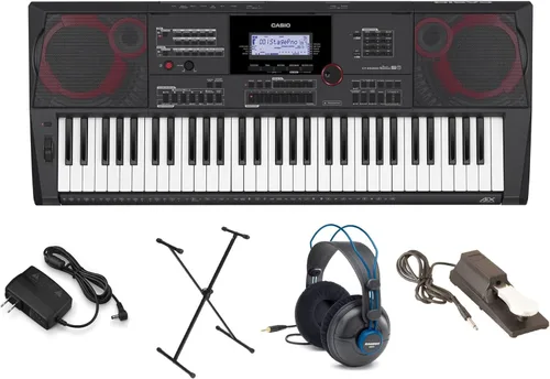 Miniatura 6 de Casio CT-X5000 – Teclado arreglista insignia de 61 teclas 800 tonos, 235 ritmos, efectos DSP editables, grabadora de 17 pistas, altavoces de 30W