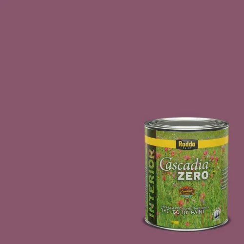 Miniatura 49 de Rodda Paint CASCADIA ZERO - Pintura plana e imprimación para interiores en uno, cuarto de galón, rosa Mullen
