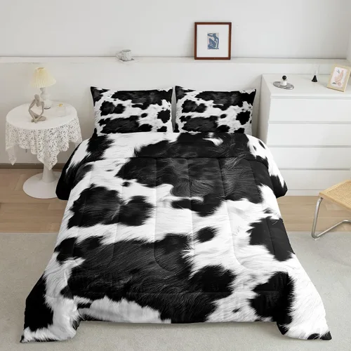 Miniatura 12 de Feelyou Juego de edredón de animales de la selva para todas las estaciones, juego de ropa de cama con 1 funda de almohada de microfibra de elefante