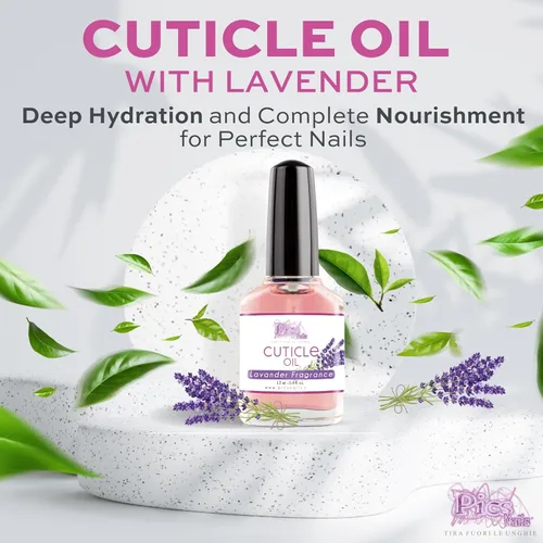 Miniatura 6 de Pics Nails Aceite profesional para cutículas, suavizante de cutículas de lavanda para uñas y cuidado de cutículas, tratamiento de reparación