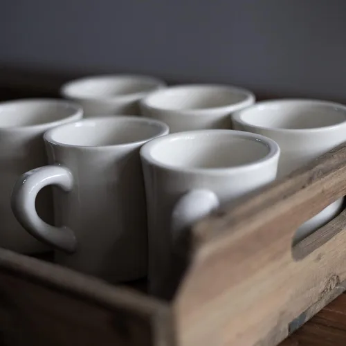 Miniatura 2 de COLETTI Tazas de café Diner, tazas de café de restaurante, taza de café retro, taza de comedor resistente y pesada, nostalgia en cada sorbo