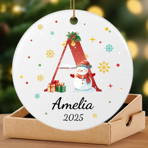 Miniatura 11 de Adornos de Navidad personalizados para la familia con foto - Adornos personalizados con foto y texto para árbol de Navidad 2025, decoración de árbol