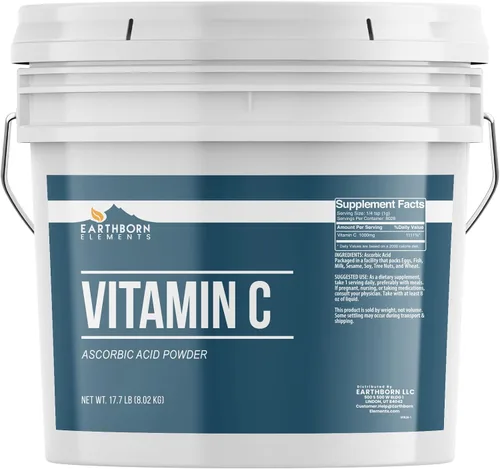 Miniatura 8 de Earthborn Elements Vitamina C en polvo (1 galón)