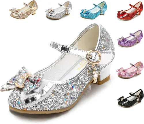 Miniatura 3 de Cadidi Dinos Zapatos de vestir para niñas zapatos de fiesta de boda zapatos de tacón Mary Jane Princesa bebéniño pequeñoniño grande