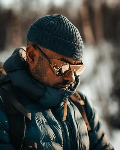 Miniatura 3 de Julbo Gafas de sol Vermont Glacier para hombres y mujeres con protectores laterales de cuero para senderismo, esquí, senderismo - 100% protección UV