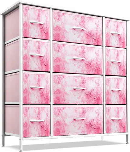 Miniatura 24 de Sorbus - Cómoda para niños con 8 cajones: mueble de almacenamiento en torre para dormitorio, pasillo, armario, organización de oficina, marco
