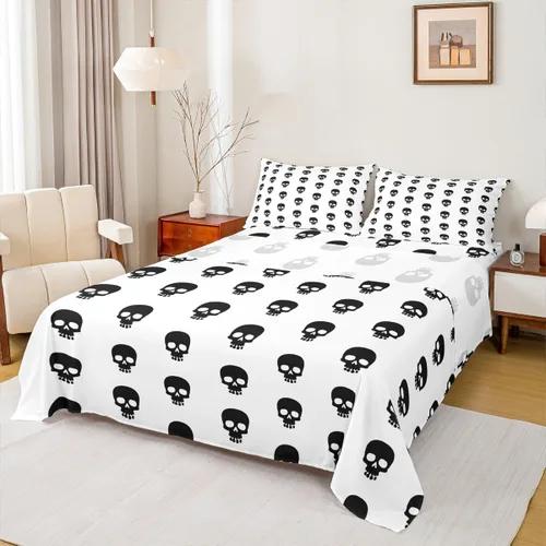 Miniatura 29 de Manfei Juego de sábanas de dibujos animados para niños, tamaño individual, bonito juego de ropa de cama de animales y mascotas, decoración