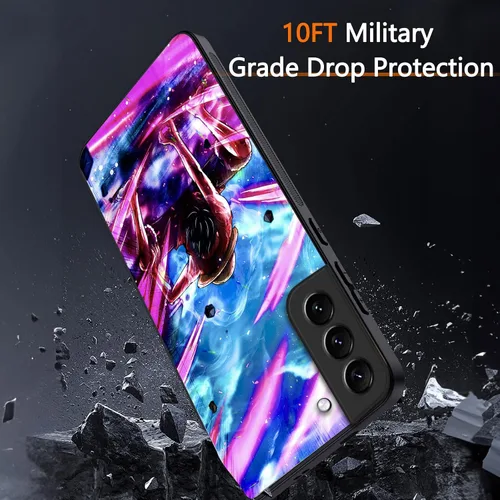 Miniatura 4 de Funda 3D Anime Motion para Samsung Galaxy S22, a prueba de golpes, suave, antiarañazos, manga cambiable, compatible con Samsung Galaxy S22, 6.1