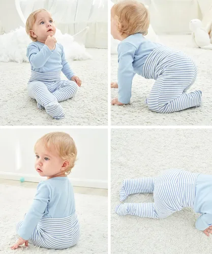 Miniatura 6 de Enfants Chéris 2 Pack De Bebé Pie Pantalones Recién Nacido-12 Meses