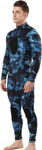 Miniatura 3 de MYLEDI Traje de buceo unisex de neopreno de 0.118 in para hombre, traje de buceo de una pieza para hombre de camuflaje de cuerpo completo