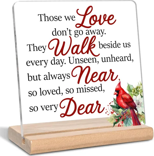 Miniatura 13 de Regalos inspiradores para hija, hijo, amigos y familia, placa acrílica con mensaje "Always Remember You Are Braver", placa motivadora con citas