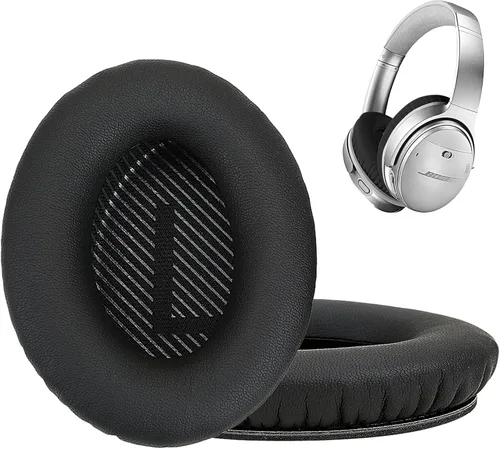 Miniatura 36 de Almohadillas para los oídos para Bose QuietComfort 45 QC45 QC35 ii QC35, cojines de cuero de piel de cordero para auriculares profesionales, QC45