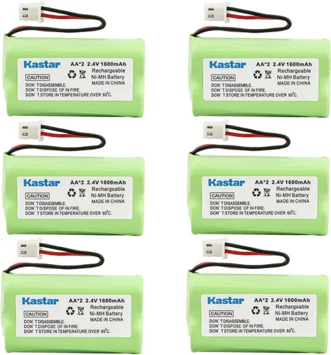 Miniatura 6 de Kastar Paquete de 2 baterías de repuesto para Vtech BT175242, BT-175242, BT275242, BT-275242, 6119, 6128, 6129, 89-1341-00-00, 8913410000, CS6128