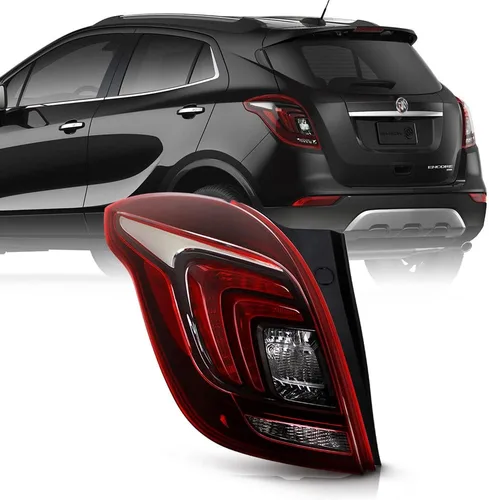 ACANII - Para 2017-2022 Buick Encore Rojo Claro OE Estilo de Fábrica LED Luz Trasera Lámpara de Freno Reemplazo Lado Izquierdo del Conductor