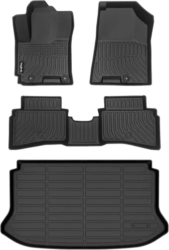 Miniatura 56 de Tapetes de piso para todo clima y forro de carga con respaldo para Chevrolet Suburban de 7 asientos 2021-2025 / GMC Yukon XL de 7 asientos