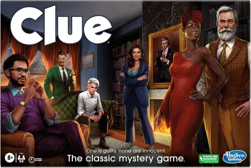 Cluedo - Juego de mesa para niños de 8 años en adelante, clásico reinventado para 2-6 jugadores, juegos misteriosos de detectives, tiempo en familia