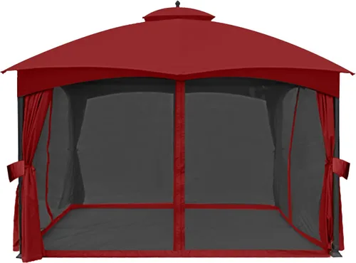 Miniatura 10 de ABCCANOPY - Paredes de red de repuesto para cenador de 10' x 12' en gris