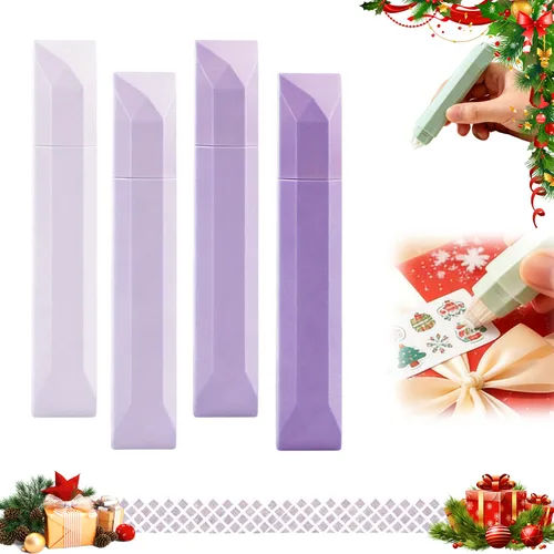 Miniatura 7 de 4 bolígrafos de cinta de doble cara, rodillo de cinta de doble cara para álbum de recortes, suministros multiusos para álbumes de recortes, Rosa