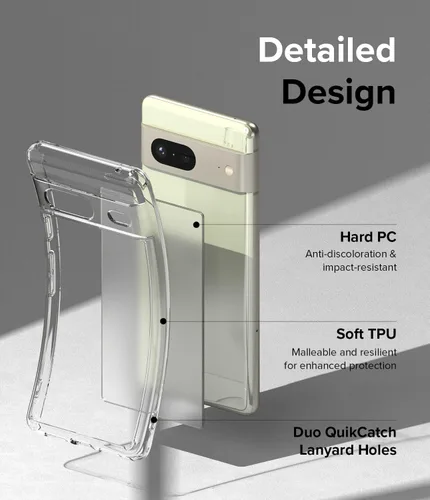 Miniatura 5 de Ringke Fusion - Funda para Google Pixel 7 [resistente al aceite y a la suciedad] tecnología antihuellas que evita manchas grasas, funda