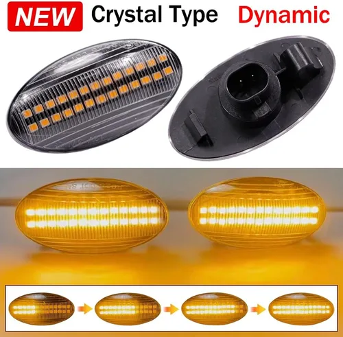 Miniatura 3 de Lámpara de señal de giro LED para guardabarros delantero compatible con Su-zu-ki G-rand Vitara Vtarai Jimny Swift SX4 S-Cross APV Arena XL7 Alto