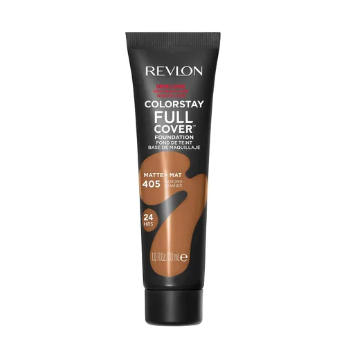 Miniatura 9 de Base líquida de Revlon ColorStay de cobertura completa de larga duración con acabado mate, maquillaje facial ligero resistente al calor y al sudor