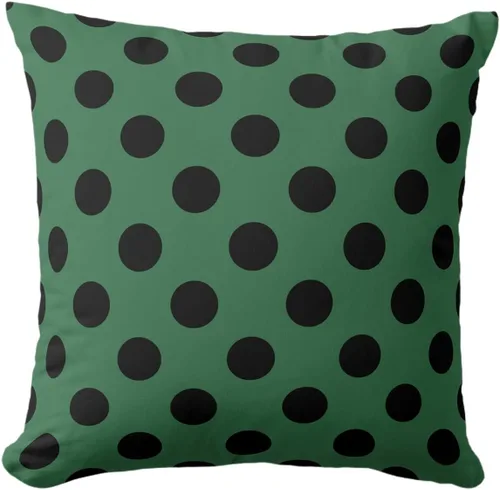 Miniatura 29 de Fundas de almohada de lunares negros sobre beige de 16 x 16 pulgadas, fundas de almohada decorativas rústicas y cuadradas para decoración del sofá