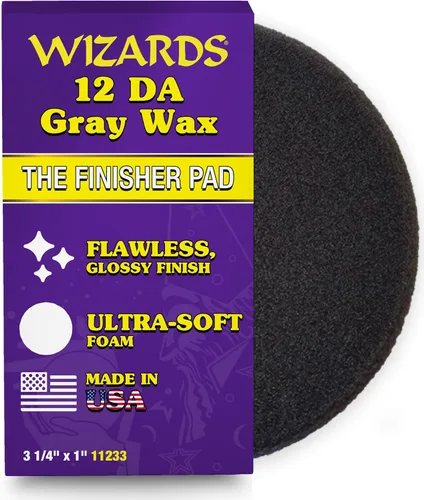 Miniatura 19 de Wizards 11204 Almohadilla de pulido de espuma amarilla – Almohadilla de pulido para búfer orbital – Corrección de pintura automática – Accesorio DA