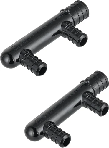 Miniatura 4 de EFIELD Colector de crimpado Poly Pex cerrado de 2 salidas: tronco de 3/4, puertos de 1/2 "(2 salidas), ASTM F2159, (PPSU1807160)