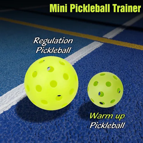 Miniatura 6 de Mini Pickleball Training Balls - Warm Up Pickleball Drills, Enhance Reaction Time & Hand-Eye Coordination Ideal Gift for All Ages and