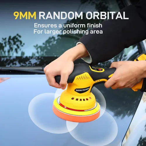 Miniatura 6 de Pulidor inalámbrico de coche compatible con batería Dewalt de 20 V, pulidor eléctrico para detalles/pulido/encerado (batería no incluida)