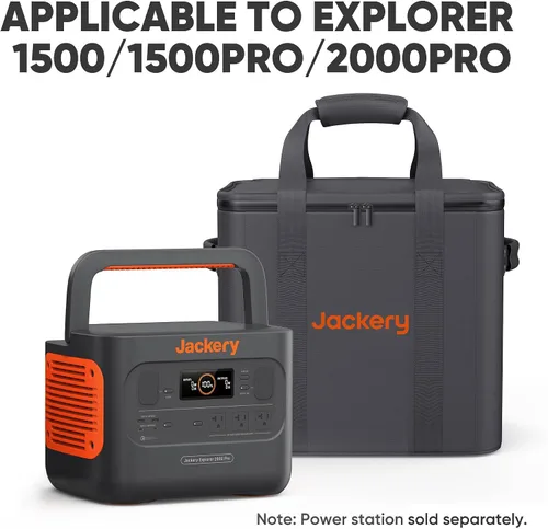 Miniatura 2 de Bolsa de Transporte Jackery (Tamaño S) para Estación de Energía Portátil Explorer 240/240 v2/300/300 Plus/500 - Negra