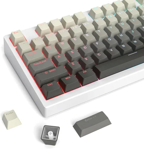 Miniatura 28 de GTSP 61 Teclas 60 Por Ciento, Teclas Ducky One 2 Mini para Teclado Mecánico Perfil OEM RGB PBT Set de Teclas con Extractor de Teclas para Cherry MX
