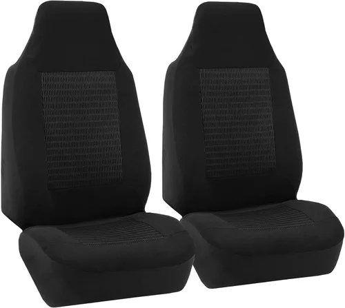Miniatura 8 de FH Group Fundas de Asiento de Automóvil Juego Completo de Tela - Ajuste Universal, Fundas de Asiento Automotrices, Fundas de Asiento Delantero de 1