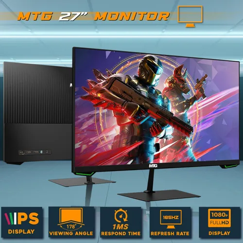 Miniatura 6 de MTG Khuno Gaming Tower PC-Intel Core i7 8ª generación, RTX 3060 12GB 192bits, 16GB RGB ARGB Ram, 512GB Nvme, 2TB HDD, monitor de 27 pulgadas, combo