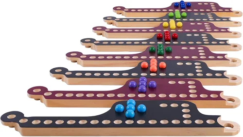 Juego de mesa de Jokers de madera entrelazada, juego de canicas y bromistas de 2 a 8 jugadores para adultos, regalo perfecto para la familia y