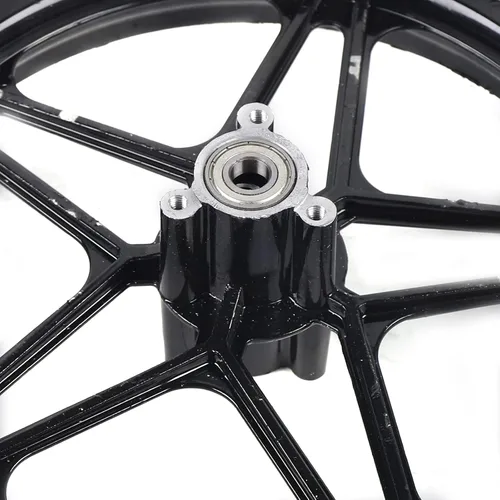 Miniatura 9 de Llanta de Neumático 2.50-10'' Rueda Delantera Trasera Llantas de Rueda para Mini Bicicleta de Bolsillo E-bike 49-50cc Bicicleta de Tierra Cubo