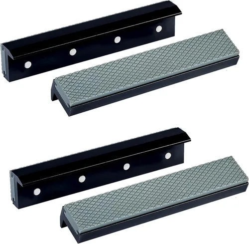 Miniatura 8 de Mordazas de tornillo de banco de 4 pulgadas, fundas universales suaves con imán fuerte, protector multiusos para cualquier tornillo de metal, 1 par
