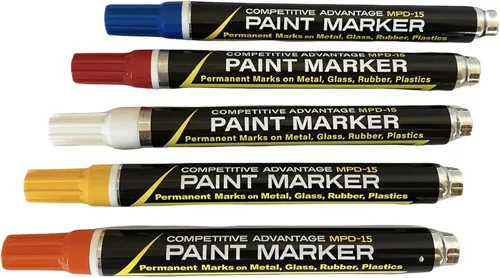 Miniatura 11 de Marcador de pintura esmaltada de ventaja competitiva MPD Permanente Impermeable Resistente a los rayos UV