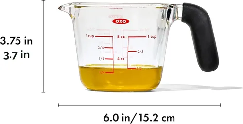 Miniatura 6 de OXO Good Grips - Taza medidora de vidrio (1 taza)